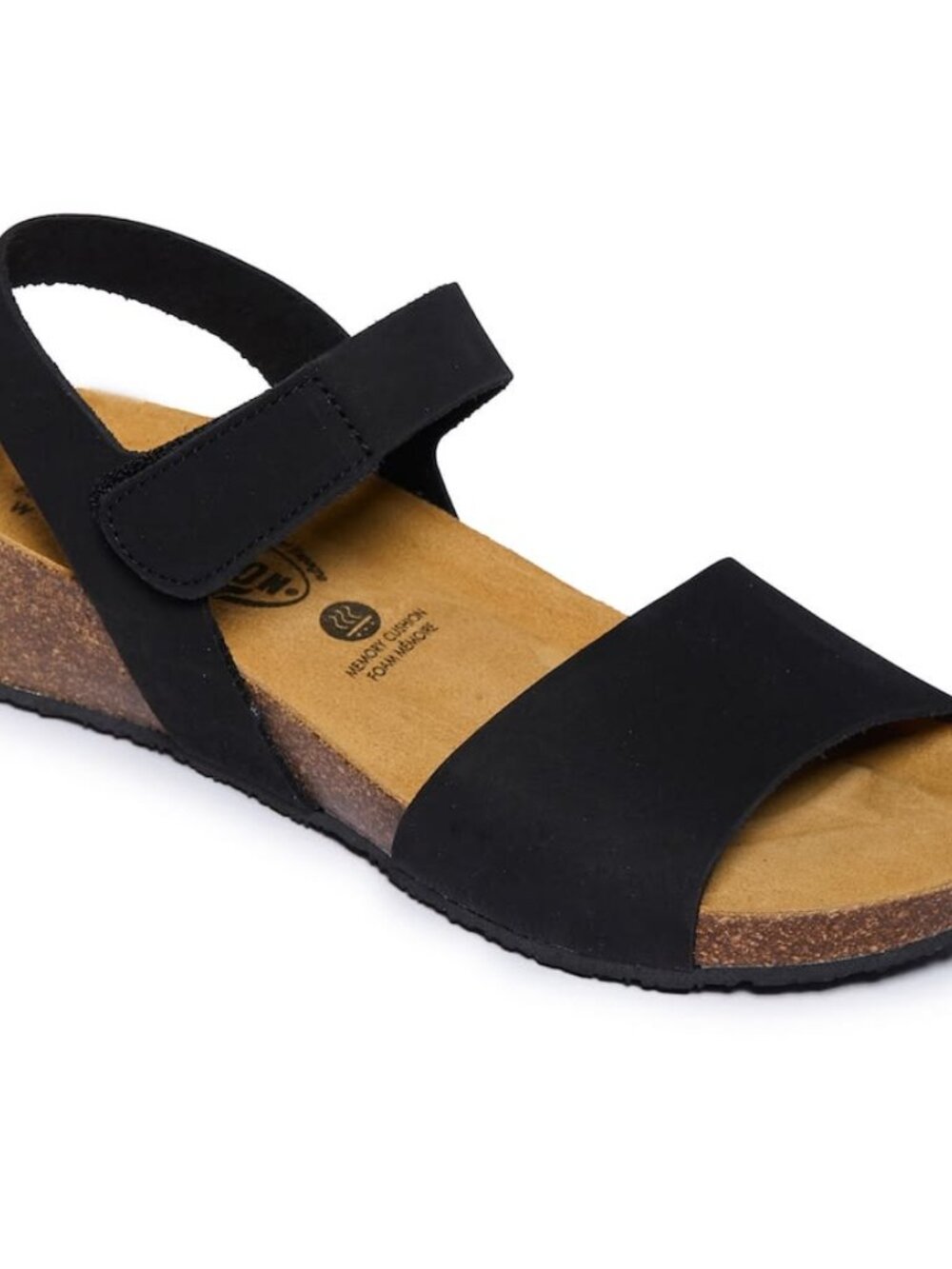 Black Strapped Sandals - NWOT